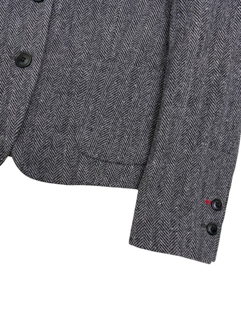INES DE LA FRESSANGE Uniqlo Blazer Jacket WOOL Blend Sport Coat Womens XS - Picture 5 of 5